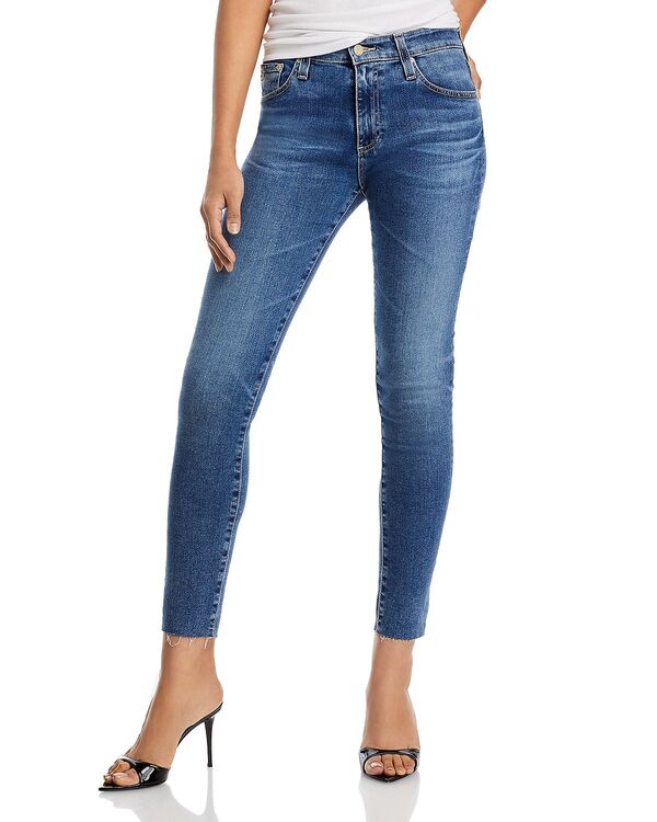 エージー レディース ボトムス デニムパンツ アンクル ジーンズ AG Farrah Mid Rise Raw Hem Ankle Skinny Jeans in 12 Years Fluid 12 Years Fluid
