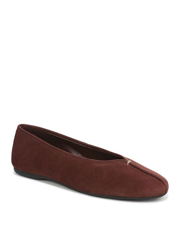 ヴィンス レディース シューズ パンプス Vince Women's Ori Ballerina Flats Chili Brown ブラウン