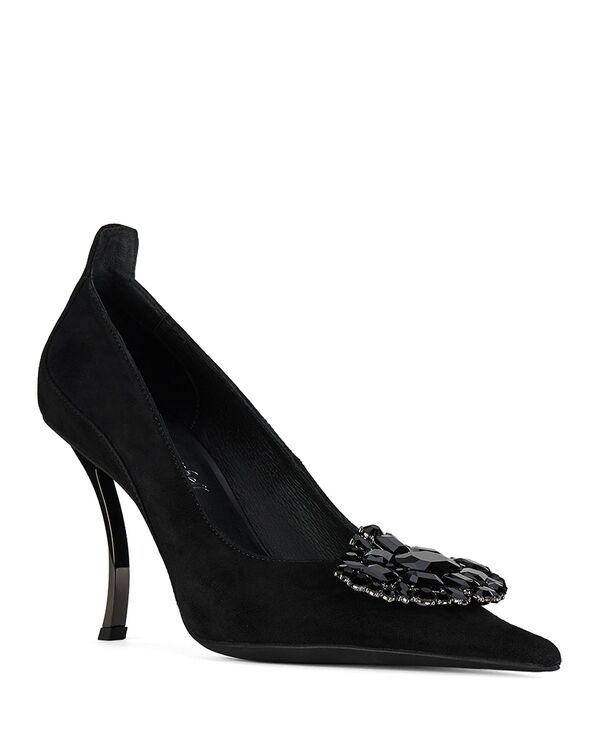 ジェフリー キャンベル レディース シューズ パンプスエード Jeffrey Campbell Women\u0027s Parliament Suede Pumps Black Suede 黒いこと 靴-レディース靴-パンプス