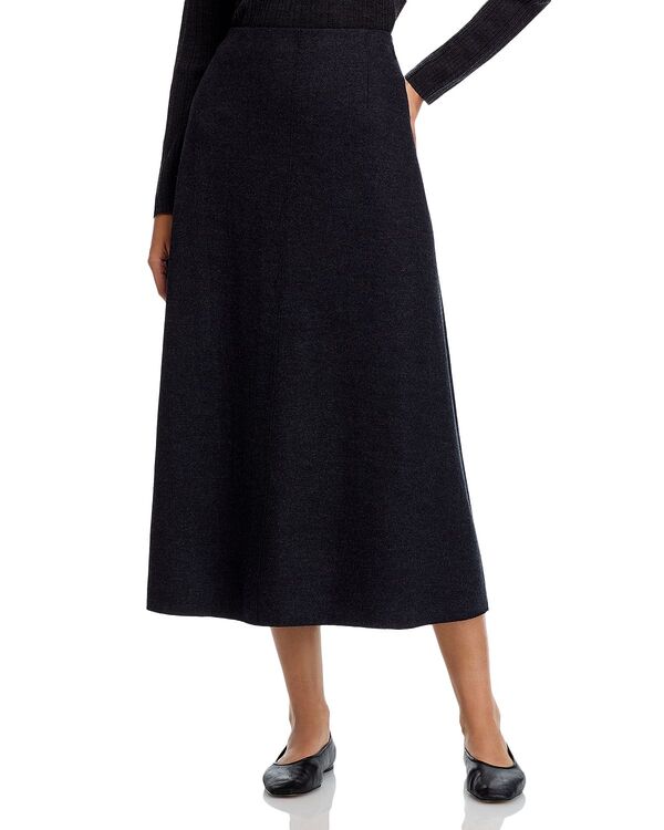 エイリーンフィッシャー レディース ボトムスカート A ライン Eileen Fisher A Line Skirt Charcoal チャコール