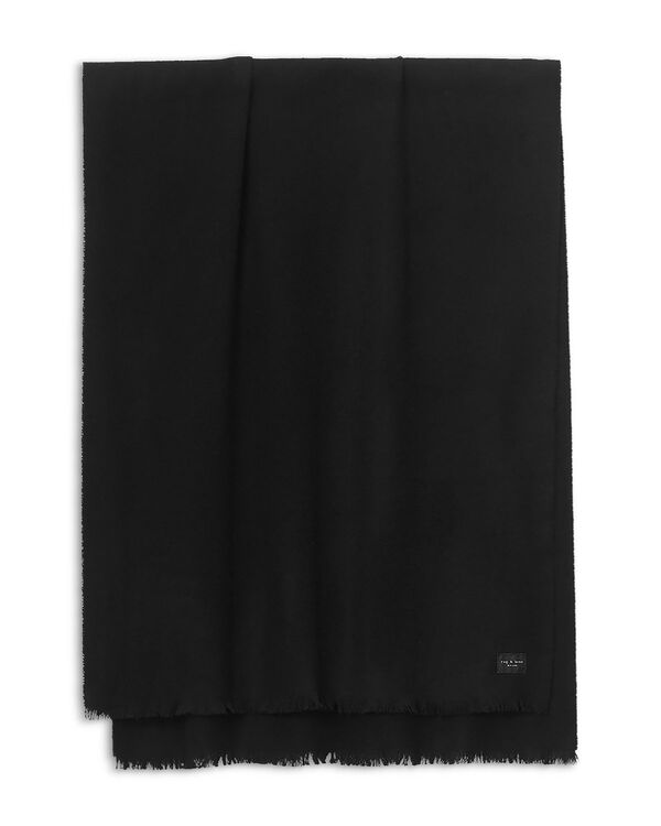 ラグアンドボーン レディース 付属品 えり巻き・袈裟・えり巻き 羊毛 rag \u0026 bone Joni Wool Scarf Black 黒いこと
