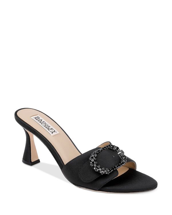 バッジェリーミシュカ レディース シューズ サンダル Badgley Mischka Women's Odetta Sandals Black Crepe ブラック