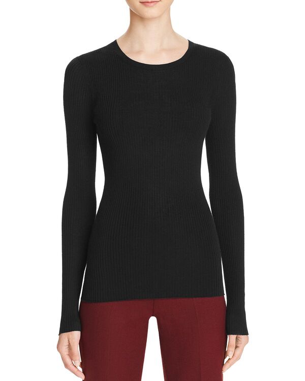 セオリー レディース トップス シャツ ウール Theory Mirzi B Merino Wool Top Black ブラック|ReVida 店