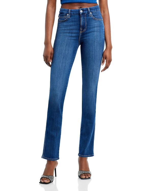 セブンフォーオールマンカインド レディース ボトムス デニムパンツ ジーンズ 7 For All Mankind Slim Illusion Kimmie Mid Rise Straight Jeans in Luxe Love Story Luxe Love Story