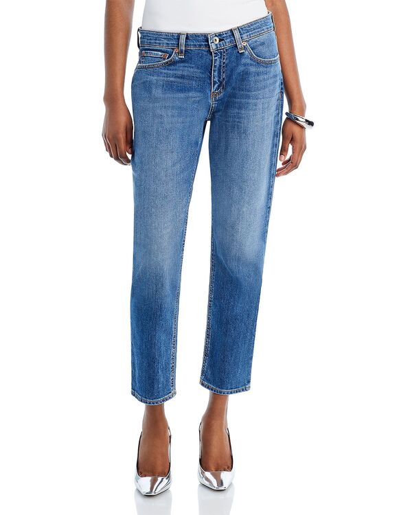 ラグアンドボーン レディース ボトムス デニムパンツ ローライズ アンクル ジーンズ rag & bone Dre Low Rise Ankle Slim Boyfriend Jeans Julienne｜ReVida 店