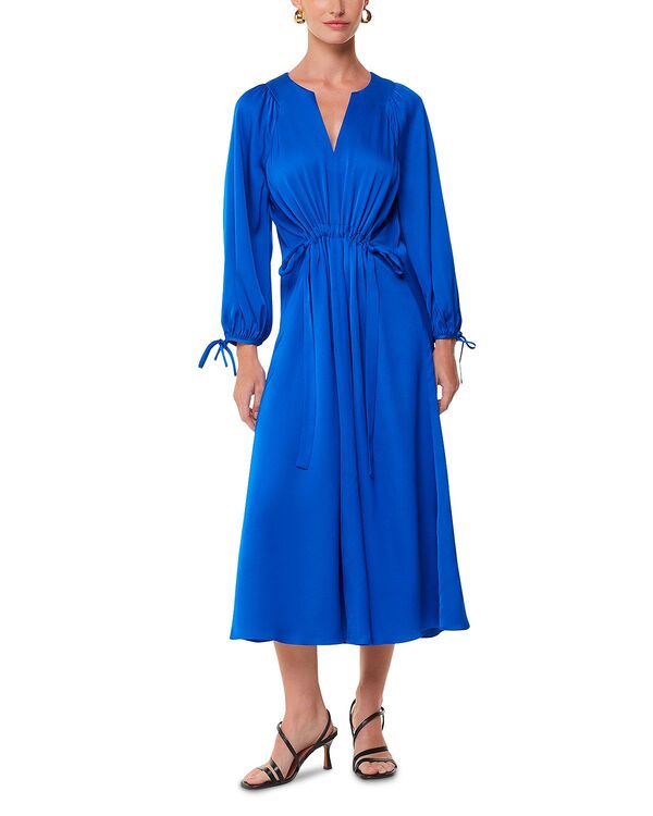 ホイッスルズ レディース トップス ワンピース ミディ サテン Whistles Molly Satin Midi Dress Blue ブルー