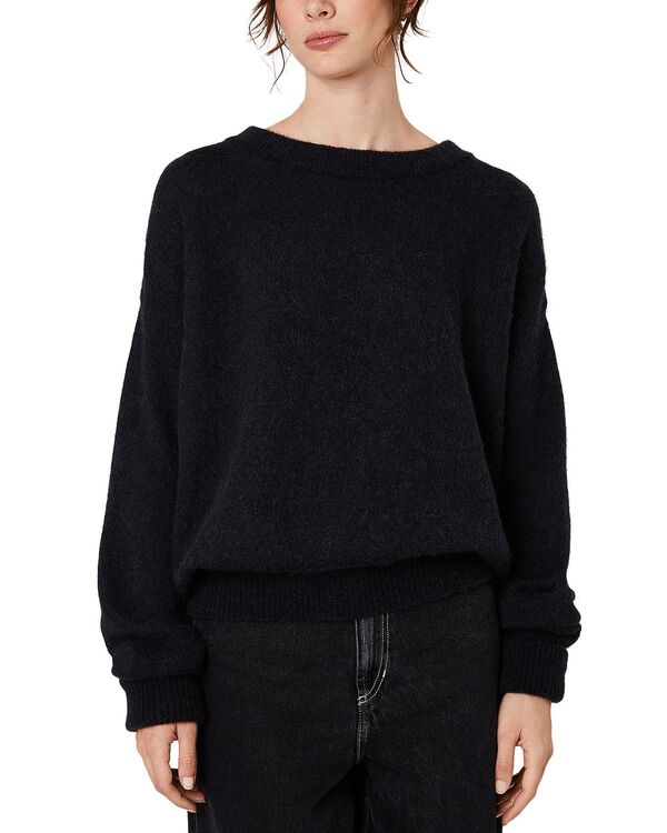 アメリカンヴィンテージ レディース アウター ニット・セーター クルーネック American Vintage Vito Crewneck Sweater Noir