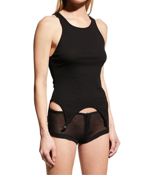 キキデモントパーネス レディース トップス タンクトップ リブ KIKI DE MONTPARNASSE Ribbed Garter Tank Black ブラック 41,470円