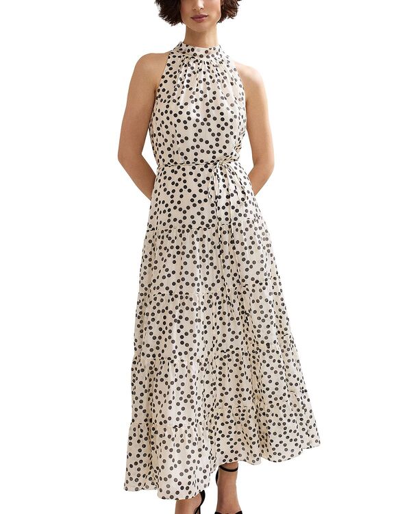 フェイズ・エイト レディース トップス ワンピース プリント マキシ Phaseight Nita Spot Print Maxi Dress Ivory アイボリー 40,170円