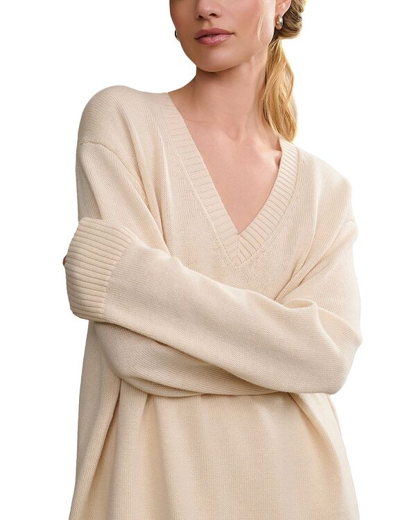 ジェニーケイン レディース アウター ニット・セーター Jenni Kayne Simone Sweater Ivory アイボリー|ReVida 店