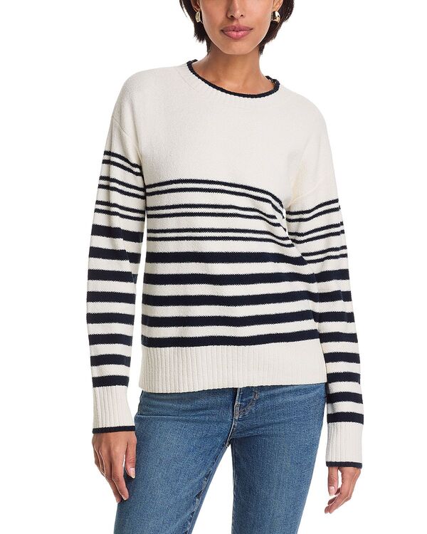 ヴェロニカ ベアード レディース アウター ニット・セーター Veronica Beard Rielly Sweater Off White/Navy オフホワイト