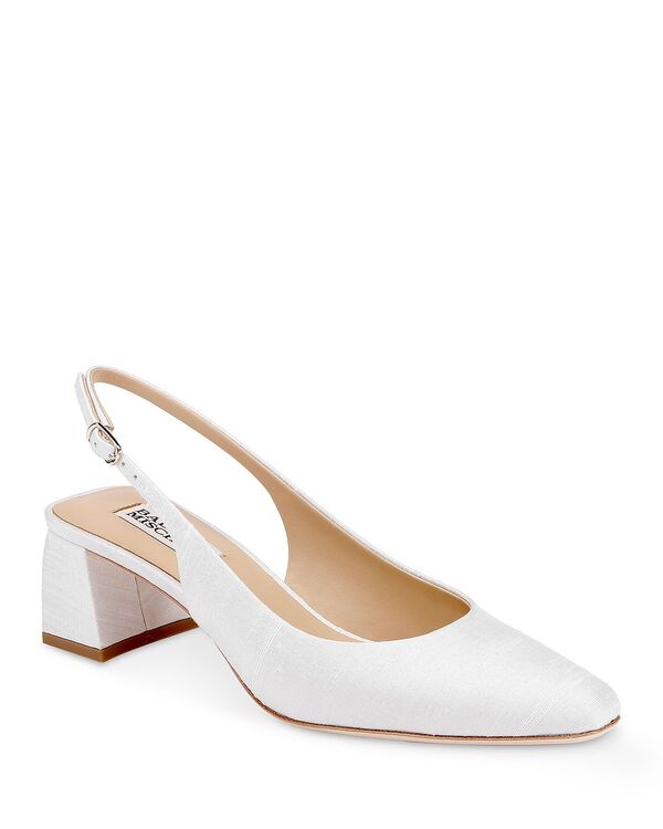 バッジェリーミシュカ レディース シューズ パンプス Badgley Mischka Women's Oaklee Slingback Pumps Ivory Silk アイボリー
