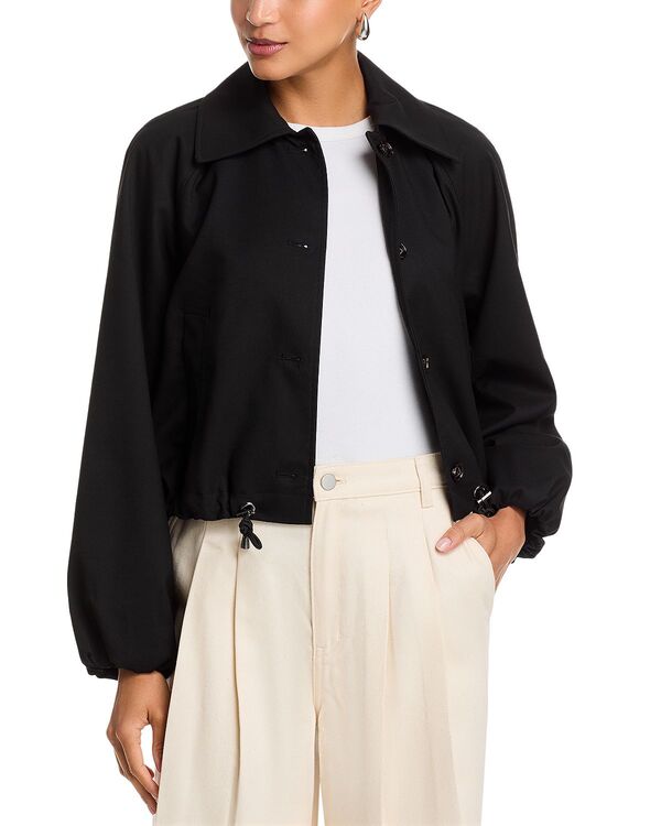 レイルズ レディース アウター 上衣・上衣 ドローコードウエスト Rails North Drawstring Waist Jacket Black Twill 黒いこと