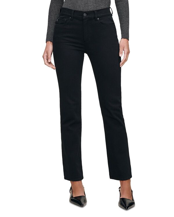 ディーエル 1961 レディース ボトムス デニムパンツ アンクル ジーンズ DL1961 Mara Straight Mid Rise Instasculpt Ankle Jeans Black ブラック