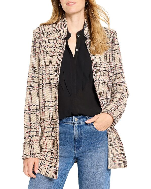 ニックプラスゾーイ レディース アウター ジャケット・ブルゾン ブレザー NIC+ZOE Stitchy Plaid Blazer Neutral Multi マルチカラー