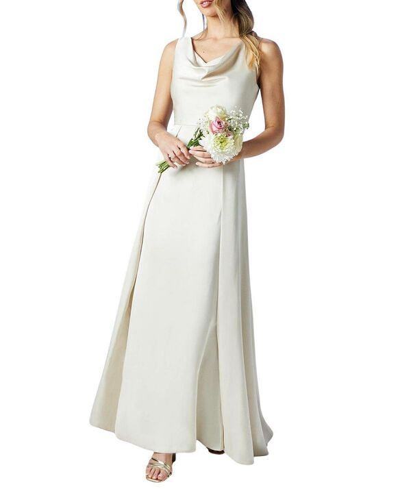 コースト レディース トップス ワンピース ノースリーブ Coast Sleeveless Cowl Neck Bridesmaidress Champagne シャンパン