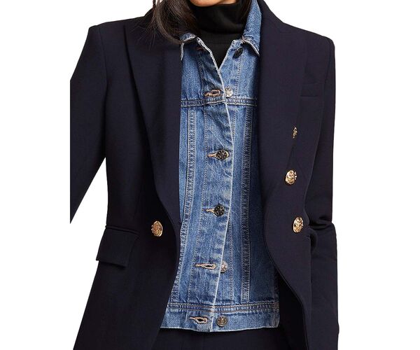 ヴェロニカ ベアード レディース アウター ジャケット・ブルゾン Veronica Beard Slate Dickey Denim Blue デニム