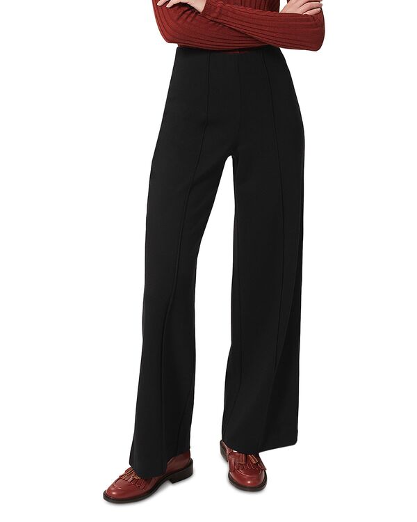 ホッブスロンドン レディース ボトムス カジュアルパンツ ワイドレッグ HOBBS LONDON Prim Wide Leg Trousers Black ブラック