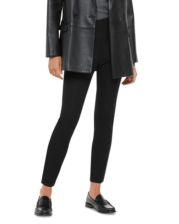 ホイッスルズ レディース ボトムス カジュアルパンツ Whistlesuper Stretch Trousers Black ブラック｜ReVida 店
