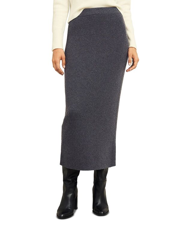 ホッブスロンドン レディース ボトムスカート HOBBS LONDON Gaskell Skirt Dark Grey グレー