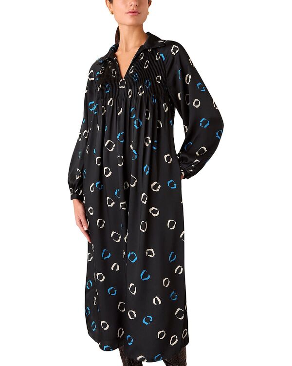 ホイッスルズ レディース トップス ワンピース ミディ Whistlescattered Hoops Midi Dress Black/Multi ブラック