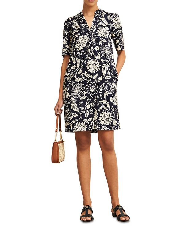 ホッブスロンドン レディース トップス ワンピース HOBBS LONDON Lucille Dress Navy Cream クリーム 36,920円