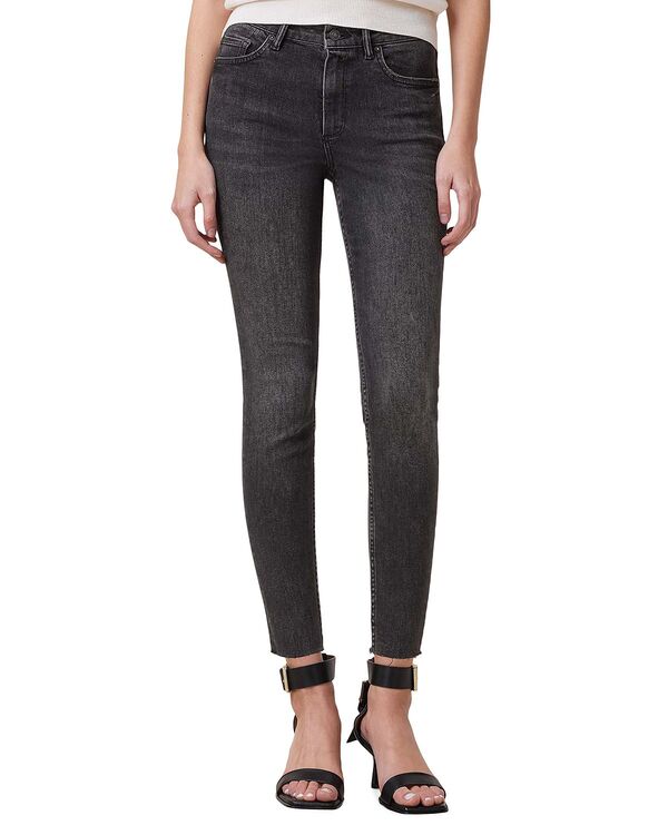 オールセインツ レディース ボトムス デニムパンツ アンクル ジーンズ ALLSAINTS Miller Push Up High Rise Skinny Ankle Jeans in Washed Black ブラック