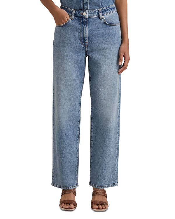 レイス レディース ボトムス デニムパンツ プチ ジーンズ REISS Petiteselin Straight Jeans in Light Blue ブルー