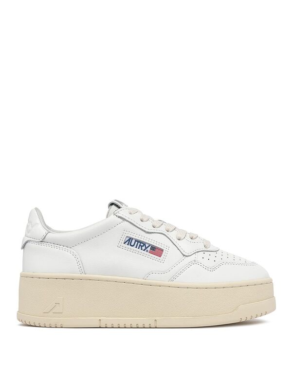 オートリ― レディース シューズ スニーカー プラットホーム Autry Women\u0027s Platform Sneakers White 白いこと