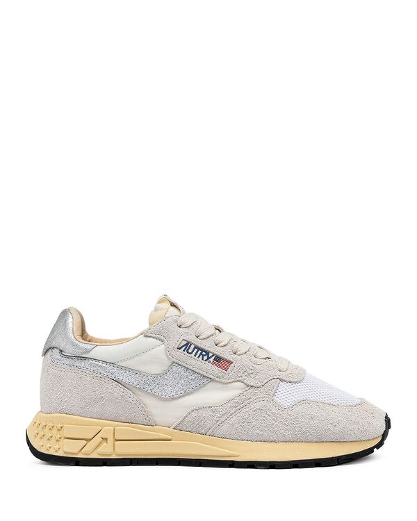 オートリ― レディース シューズ スニーカー Autry Women\u0027s Reelwind Low Top Sneakers White/Silver 白いこと