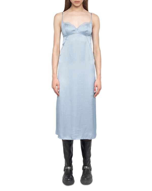 ザディグ エ ヴォルテール レディース トップス ワンピース サテン Zadig & Voltaire Rialta Satin Dress Cloud