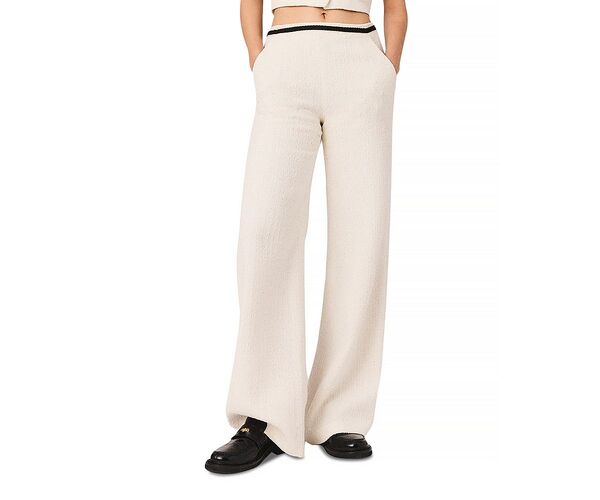 マージュ レディース ボトムス カジュアルパンツイード Maje Tweed Effectrousers Ecru エクリュ