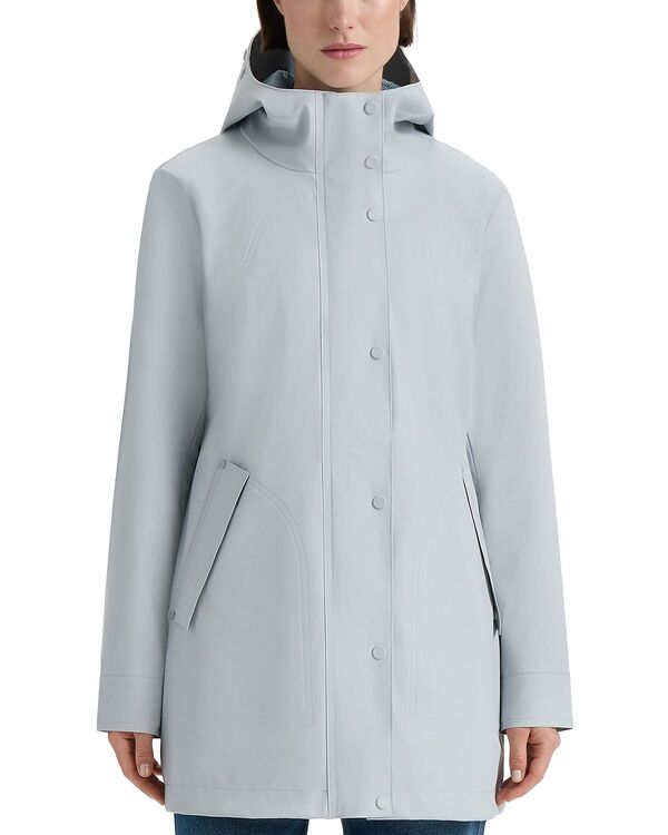 ハンター レディース アウター ジャケット・ブルゾン Hunter Acacia Rubberized Rain Jacket Silver Grey グレー|ReVida 店
