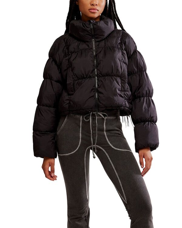 フリーピープル レディース アウター コート Free People In a Bubble Puffer Coat Black ブラック