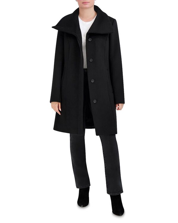 コールハーン レディース アウター コート Cole Haan Convertible Collar Button Up Coat Black ブラック 36,920円