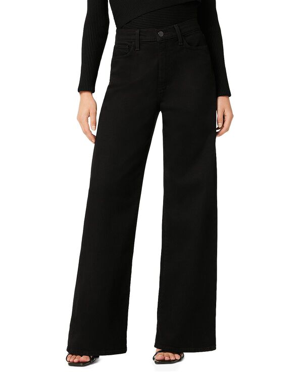 ジョーズジーンズ レディース ボトムス デニムパンツ ワイドレッグ プチ Joe's Jeans Petites The Mia High Rise Wide Leg Jeans Black ブラック