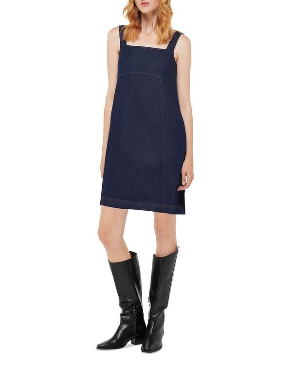 ホイッスルズ レディース トップス ワンピース デニム Whistles Denim Pinafore Dress Denim デニム