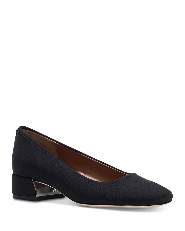 ドナルドプリネール レディース シューズ パンプス 踵 Donald Pliner Women\u0027square Toe Block Heel Pumps Black 黒いこと