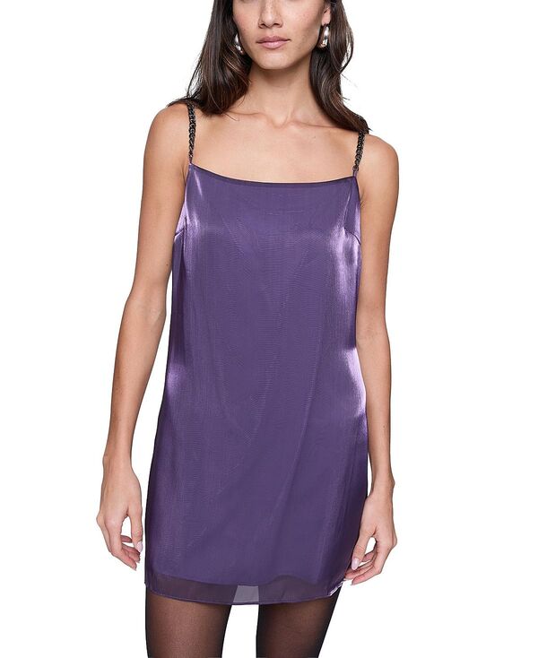 レベッカミンコフ レディース トップス ワンピース Rebecca Minkoff Rowan Organza Dress Purple パープル