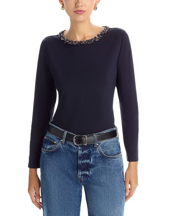 コビーハルペリン レディース トップス シャツ ニット Kobi Halperin MARA KNITOP Navy ネイビー