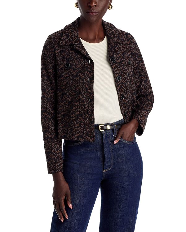 ラフェマラブテ レディース アウター 上衣・上衣 La 鉄 Maraboute Crop Jacket Noir/Macadamia