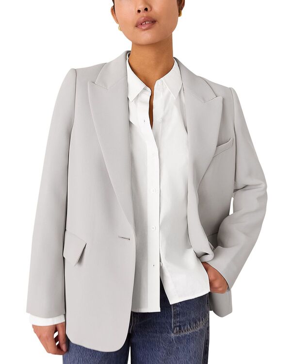 ホイッスルズ レディース アウター ジャケット・ブルゾン クレープチ ブレザー Whistles Petites Crepe Boyfriend Blazer Neutral