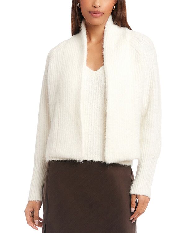 フィフティーントゥエンティ レディース アウター ジレー クロップド Fifteen Twenty Cely Cropped Cardigan Cream 皮膚軟化剤