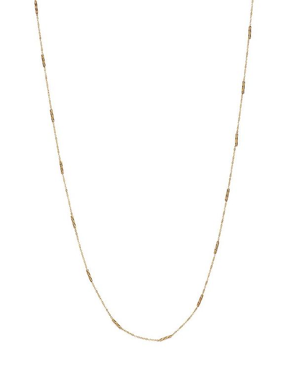 ムーン & メドウ レディース アクセサリー ネックレス・チョーカー・ペンダントトップ レース Moon & Meadow Bar Station Necklace in 14K Yellow Gold 16\