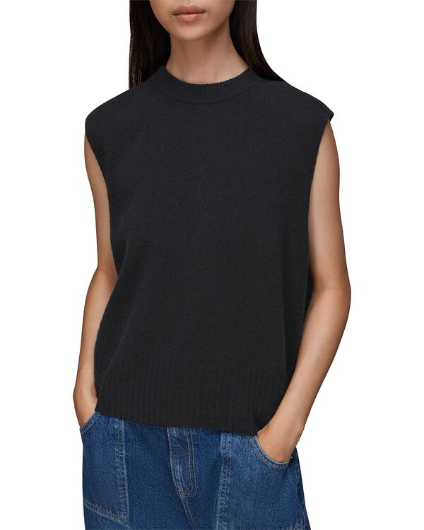 ホイッスルズ レディース トップス タンクトップ ニット Whistles Knitted Tank Top Navy ネイビー 33,670円