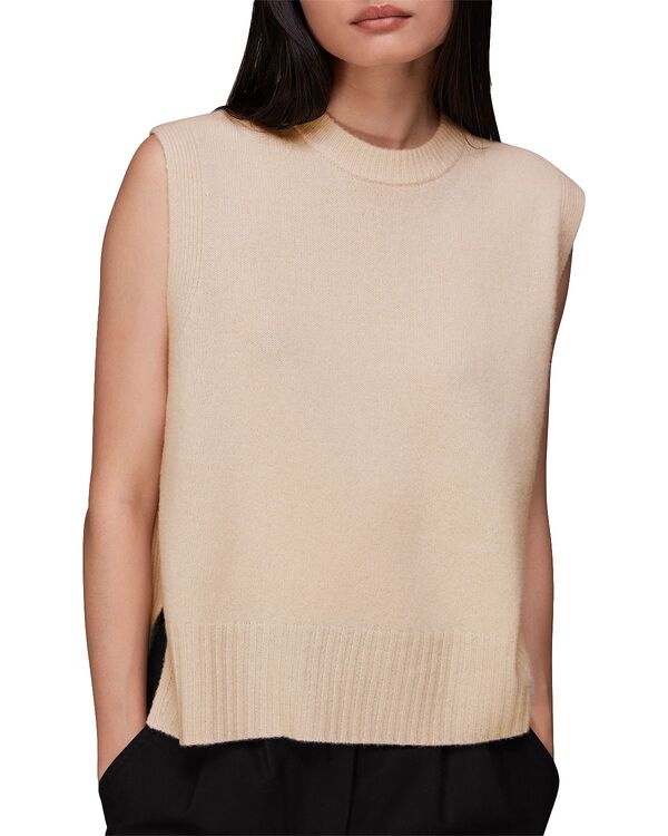 ホイッスルズ レディース トップス タンクトップ クルーネック ニット Whistles Crewnecknitank Top Ivory アイボリー 33,670円