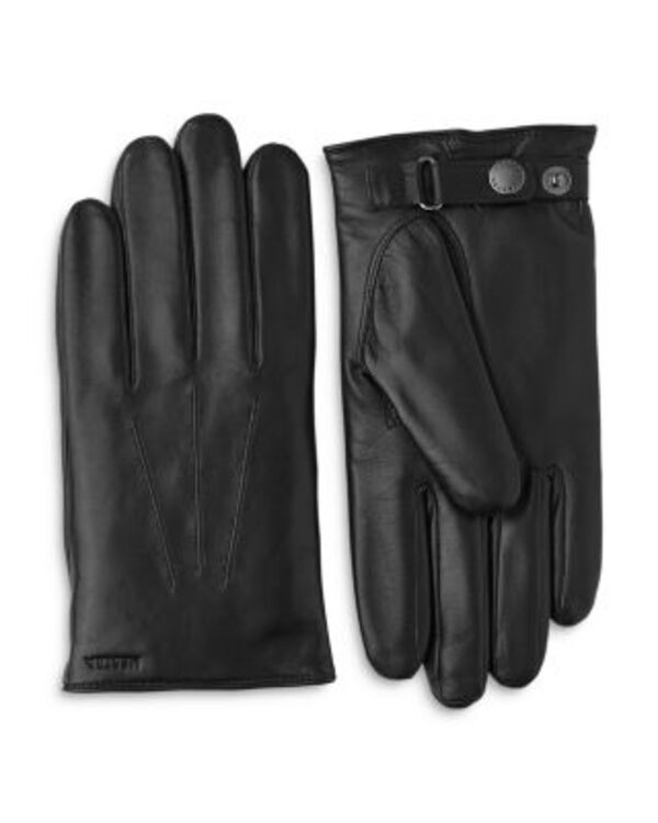 ヘストラ メンズ 付属物 グローブ なめし革 Hestra Nelson Leather Gloves Black 黒いこと