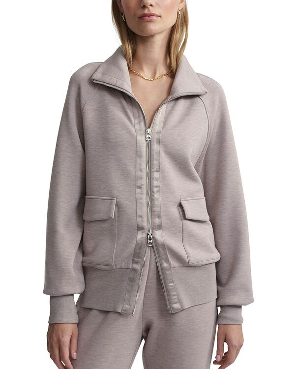 バーレイ レディース アウター ジャケット・ブルゾン Varley Roxbury Zip Jacketaupe Marl マール