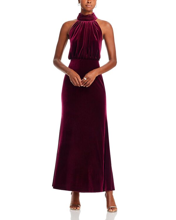 エリザジェイ レディース アンダーウェア ナイトウェア モックネック Eliza J Mock Neck Blouson Gown Plum プラム