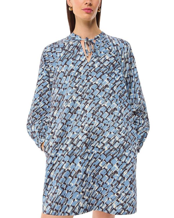 ホイッスルズ レディース トップス ワンピース Whistles Feathered Wing Marnie Dress Blue/Multi ブルー